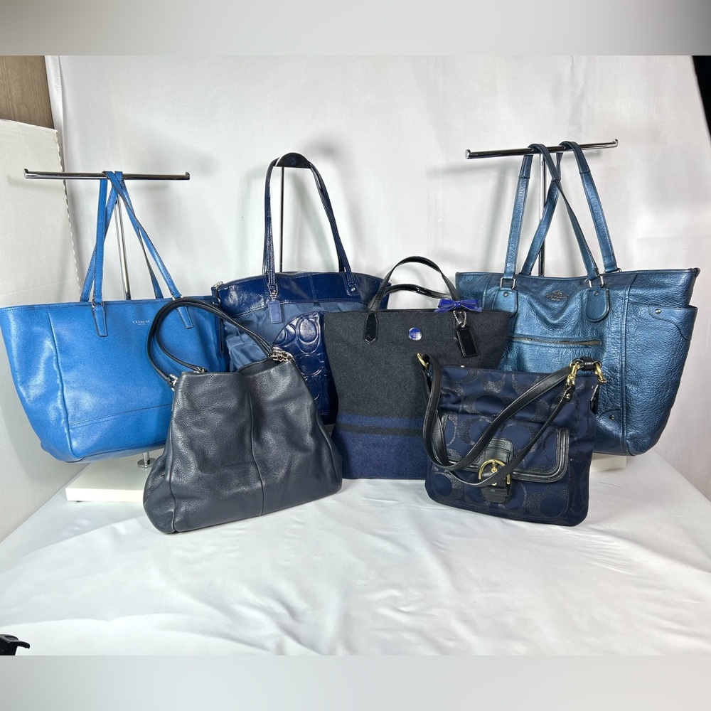 Coach Blue Women's Handbag lot
